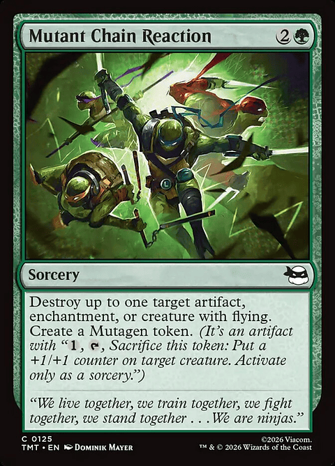 Mutant Chain Reaction | Inglés | NM | TMT