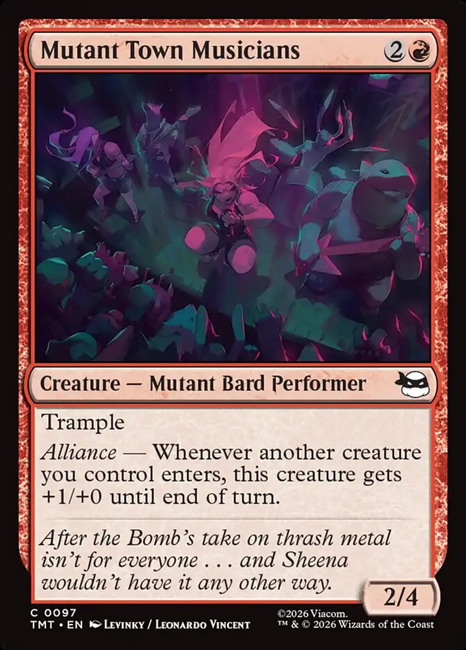 Mutant Town Musicians | Inglés | NM | TMT 1