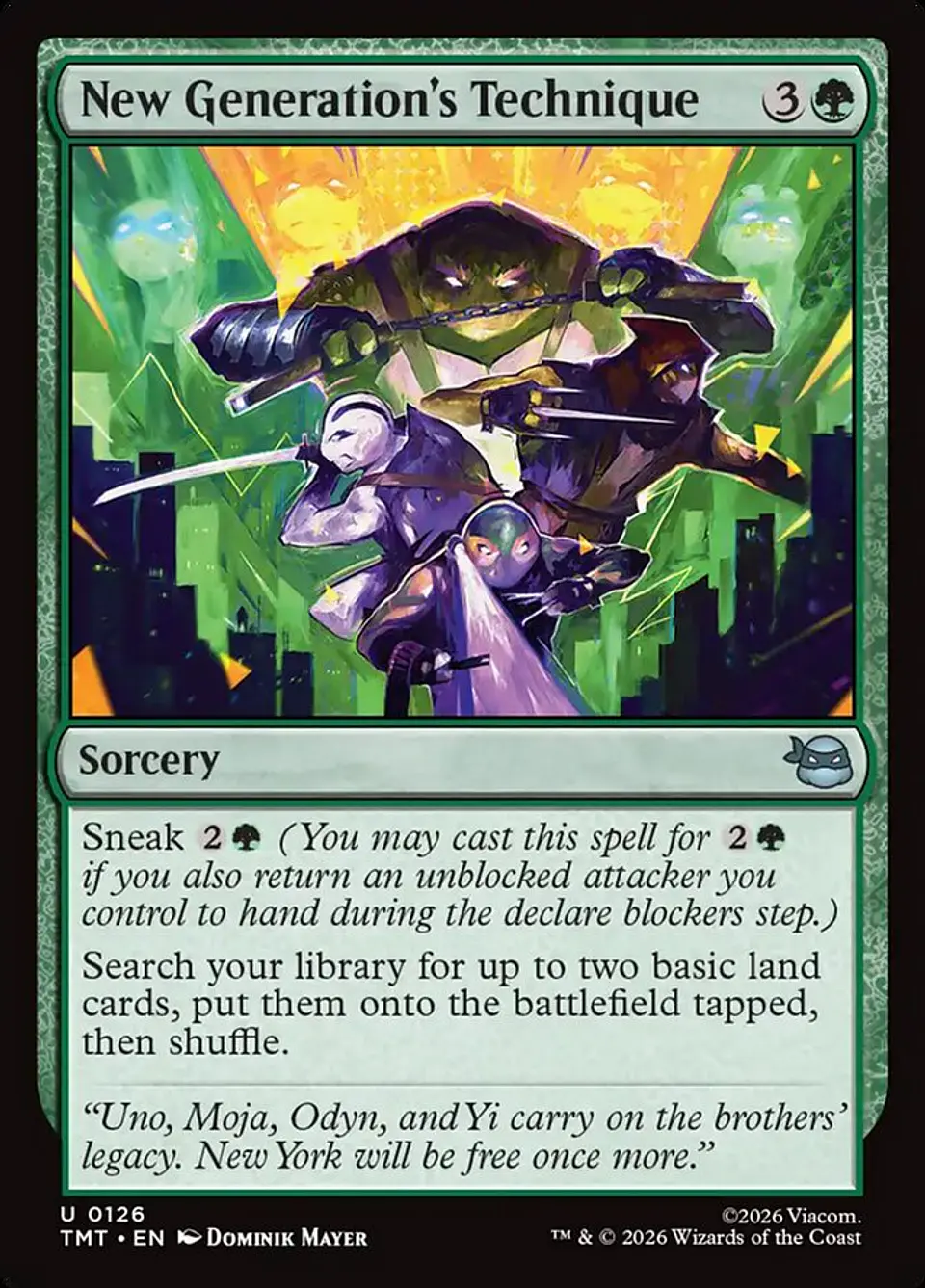 New Generation's Technique | Inglés | NM | TMT 1