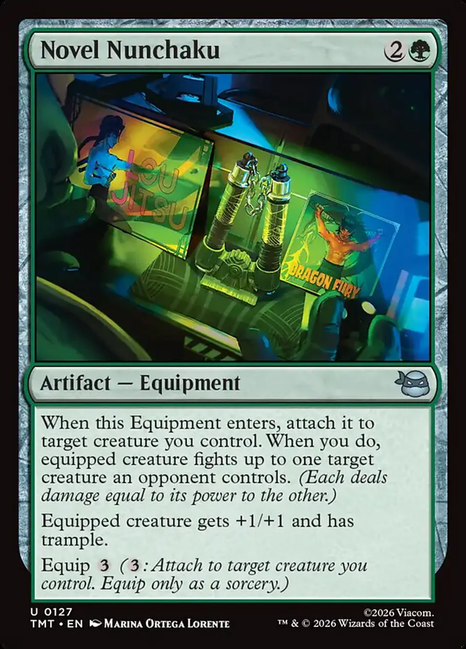 Novel Nunchaku | Inglés | NM | TMT 1