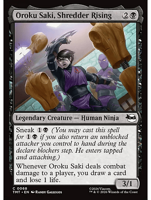 Oroku Saki, Shredder Rising (foil) | Inglés | NM | TMT