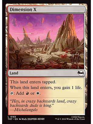 Dimension X (foil) | Inglés | NM | TMT