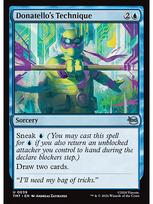 Donatello's Technique (foil) | Inglés | NM | TMT
