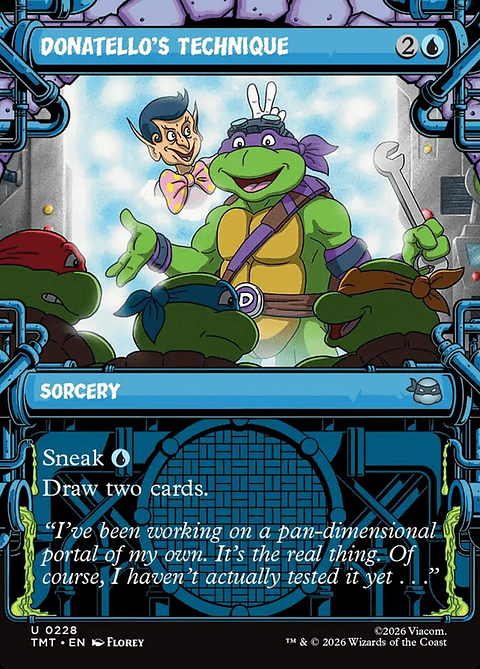 Donatello's Technique (Showcase foil) | Inglés | NM | TMT