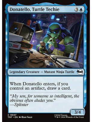 Donatello, Turtle Techie (foil) | Inglés | NM | TMT