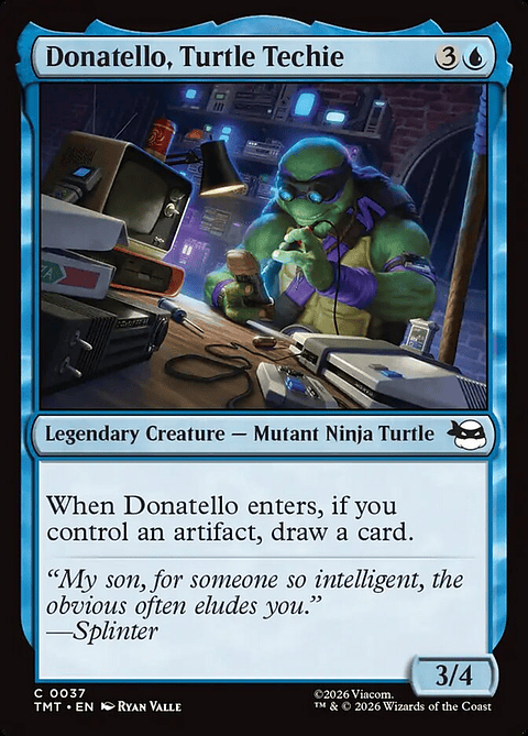 Donatello, Turtle Techie (foil) | Inglés | NM | TMT