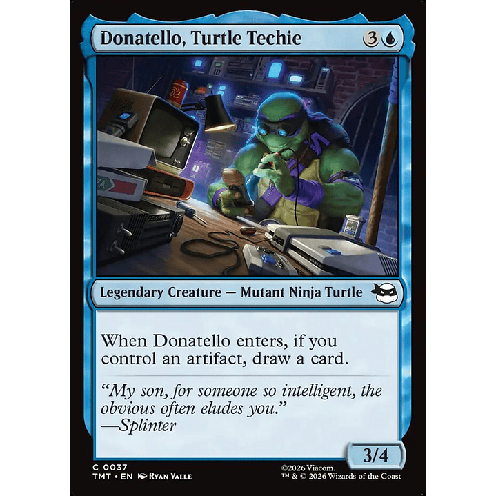 Donatello, Turtle Techie (foil) | Inglés | NM | TMT 1