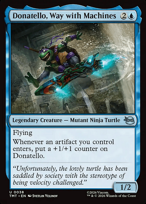 Donatello, Way with Machines (foil) | Inglés | NM | TMT