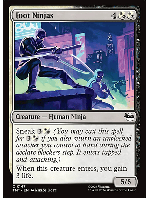 Foot Ninjas (foil) | Inglés | NM | TMT
