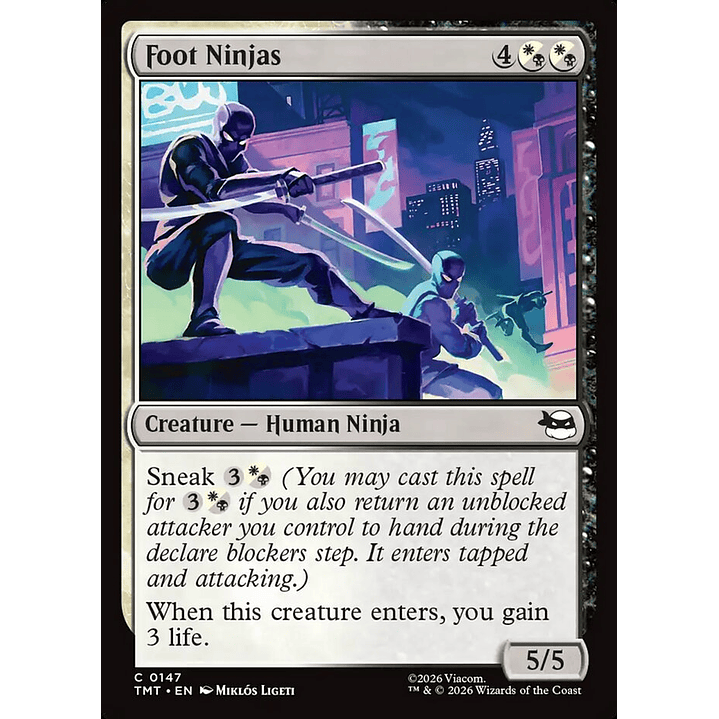 Foot Ninjas | Inglés | NM | TMT 1