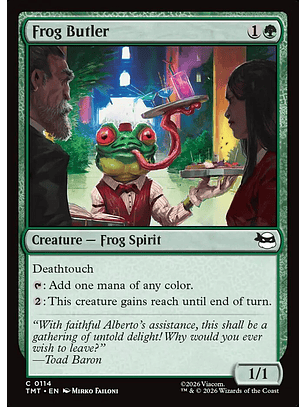 Frog Butler | Inglés | NM | TMT