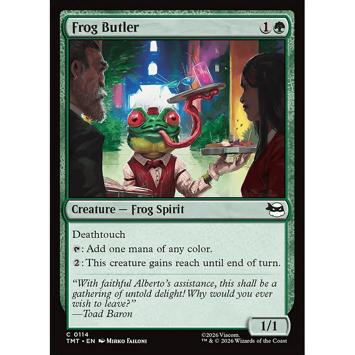 Frog Butler | Inglés | NM | TMT 1
