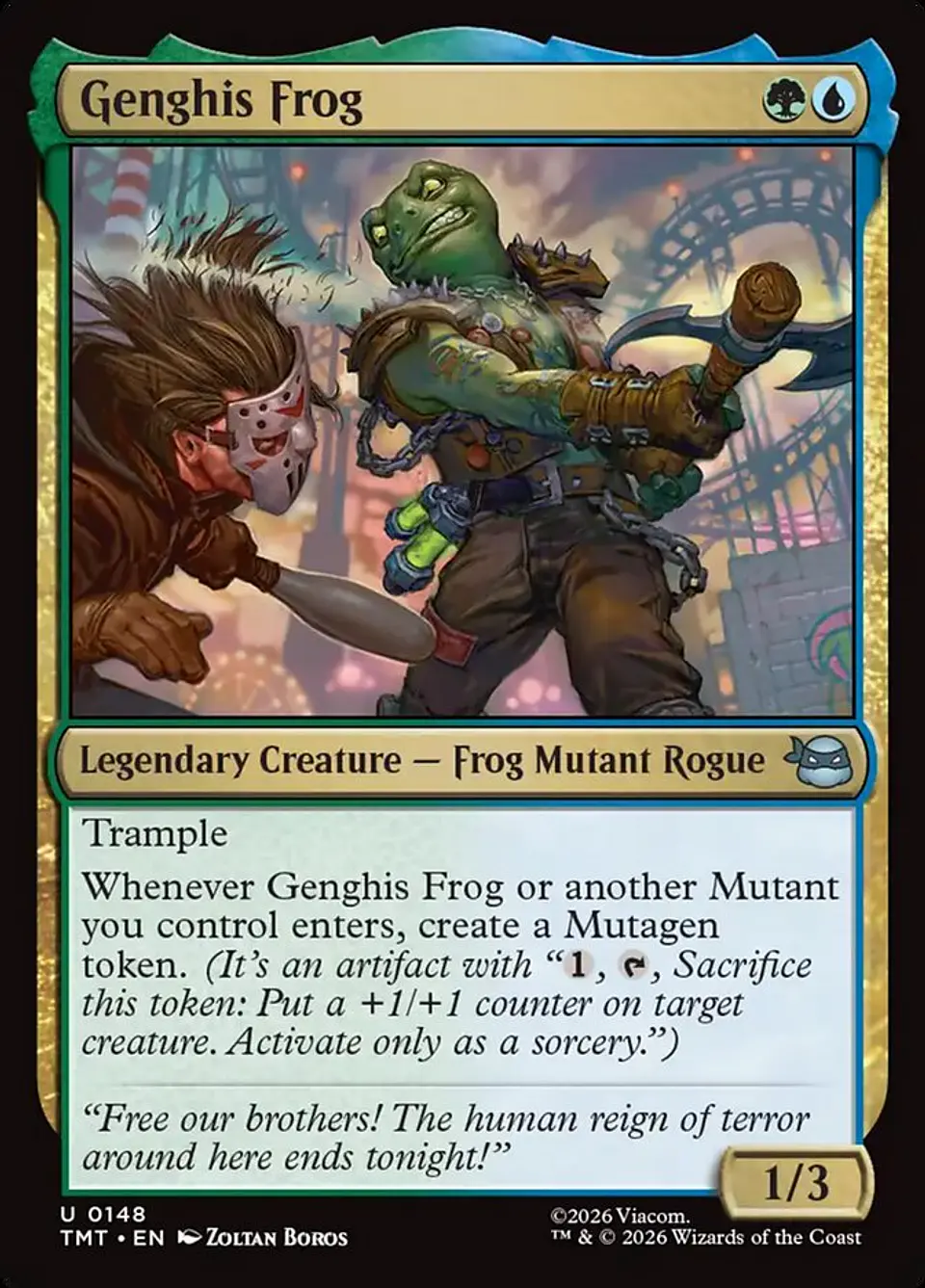 Genghis Frog (foil) | Inglés | NM | TMT 1