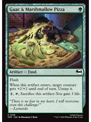 Guac & Marshmallow Pizza (foil) | Inglés | NM | TMT