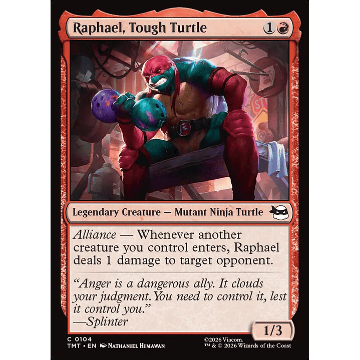 Raphael, Tough Turtle | Inglés | NM | TMT 1