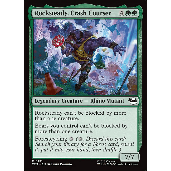 Rocksteady, Crash Courser (foil) | Inglés | NM | TMT 1