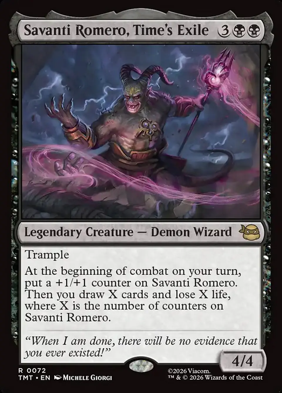 Savanti Romero, Time's Exile | Inglés | NM | TMT 1