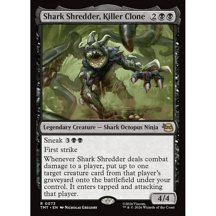 Shark Shredder, Killer Clone (foil) | Inglés | NM | TMT 1