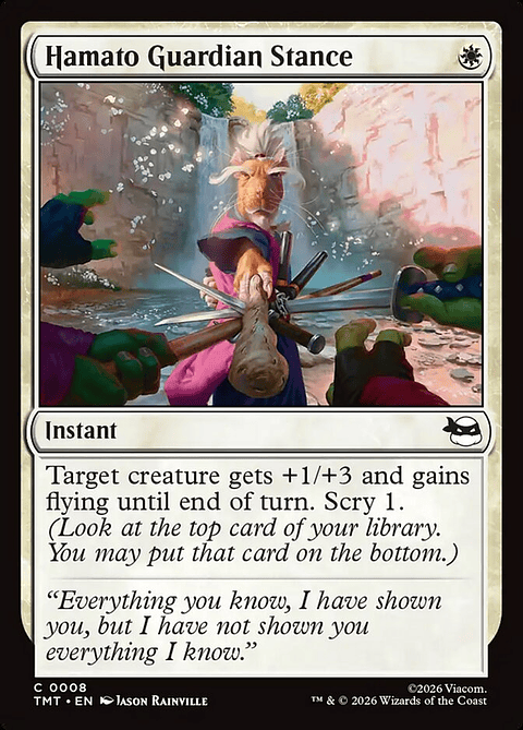 Hamato Guardian Stance | Inglés | NM | TMT