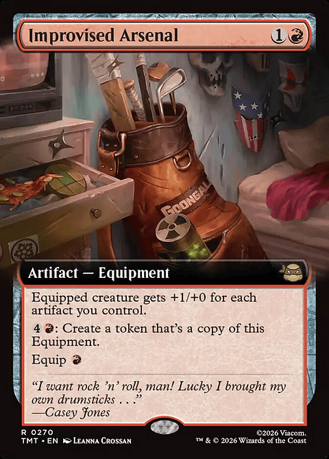 Improvised Arsenal (Extended Art foil) | Inglés | NM | TMT