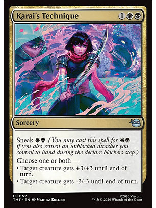 Karai's Technique (foil) | Inglés | NM | TMT