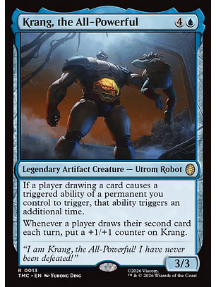 Krang, the All-Powerful | Inglés | NM | TMC