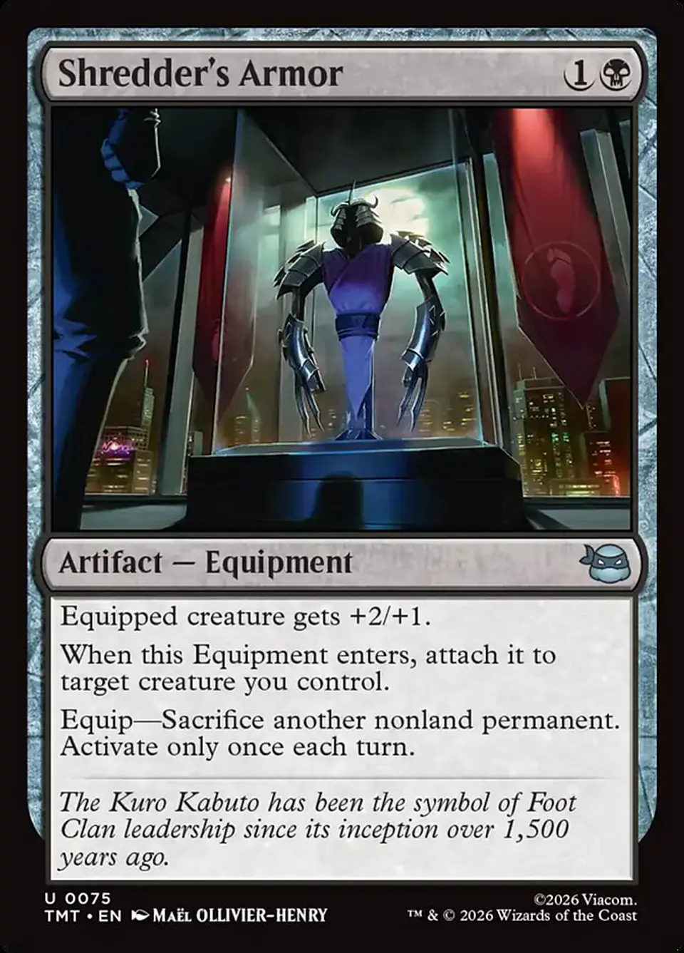 Shredder's Armor | Inglés | NM | TMT 1