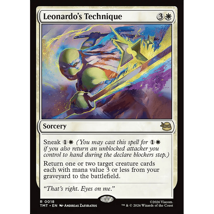 Leonardo's Technique (foil) | Inglés | NM | TMT 1