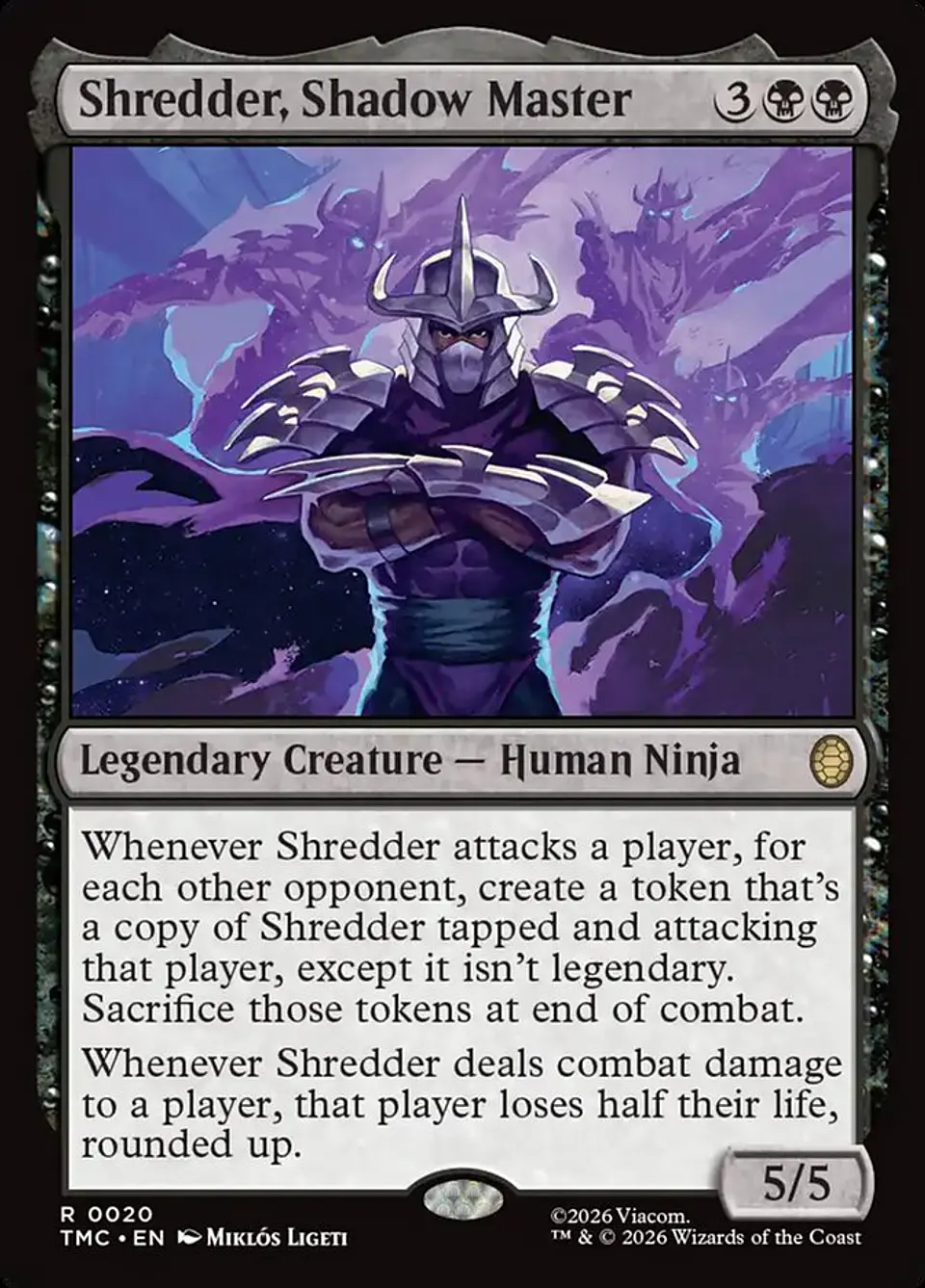 Shredder, Shadow Master (foil) | Inglés | NM | TMC 1