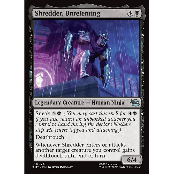 Shredder, Unrelenting | Inglés | NM | TMT 1