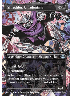 Shredder, Unrelenting (Borderless) | Inglés | NM | TMT