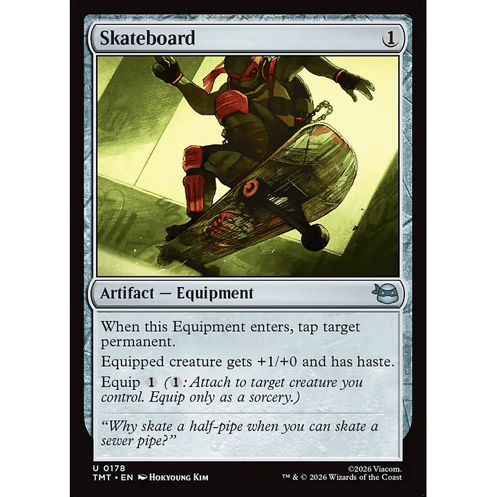 Skateboard (foil) | Inglés | NM | TMT 1