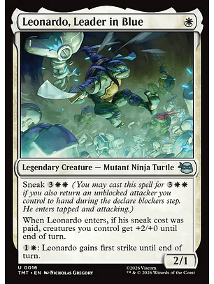 Leonardo, Leader in Blue | Inglés | NM | TMT