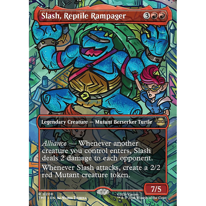 Slash, Reptile Rampager (Borderless) | Inglés | NM | TMT 1