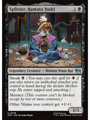Splinter, Hamato Yoshi | Inglés | NM | TMT