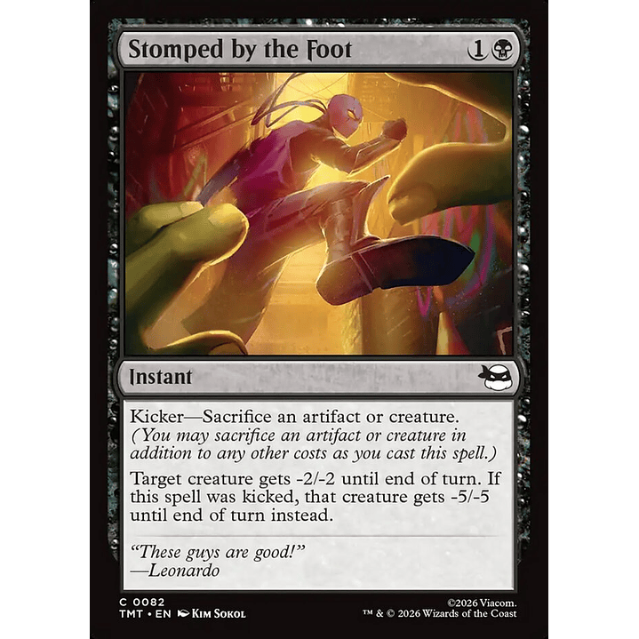 Stomped by the Foot (foil) | Inglés | NM | TMT 1