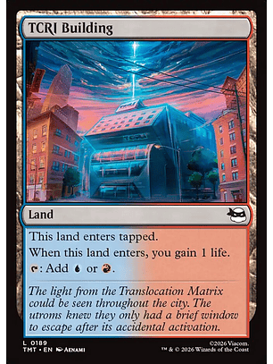 TCRI Building | Inglés | NM | TMT