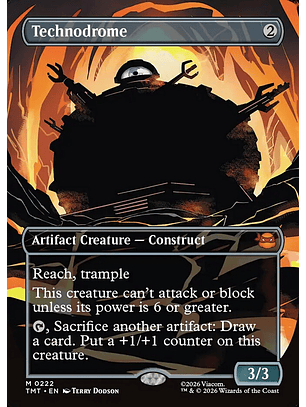 Technodrome (Borderless) | Inglés | NM | TMT