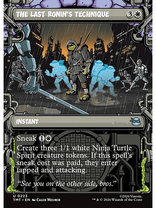 The Last Ronin's Technique (Showcase) | Inglés | NM | TMT