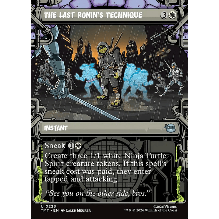 The Last Ronin's Technique (Showcase) | Inglés | NM | TMT 1