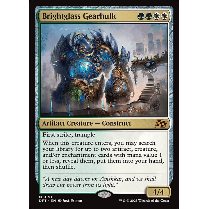 Brightglass Gearhulk | Inglés | EX | DFT 1