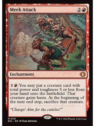 Meek Attack (foil) | Inglés | NM | ECL