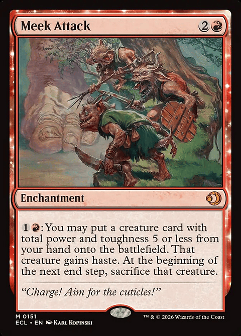 Meek Attack (foil) | Inglés | NM | ECL