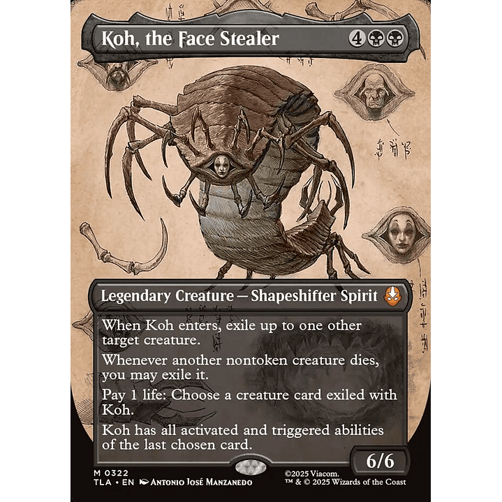 Koh, the Face Stealer (Borderless) | Inglés | NM | TLA 1