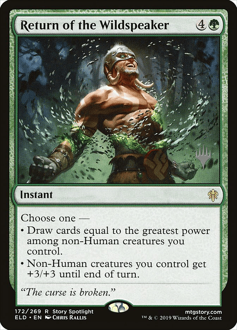Return of the Wildspeaker (foil) | Inglés | NM | PELD