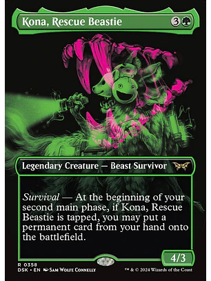 Kona, Rescue Beastie (Borderless foil) | Inglés | NM | DSK