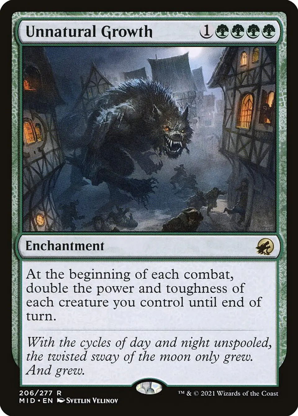 Unnatural Growth (foil) | Inglés | NM | MID 1