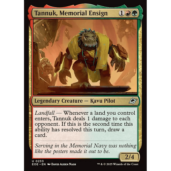 Tannuk, Memorial Ensign (foil) | Inglés | NM | EOE 1