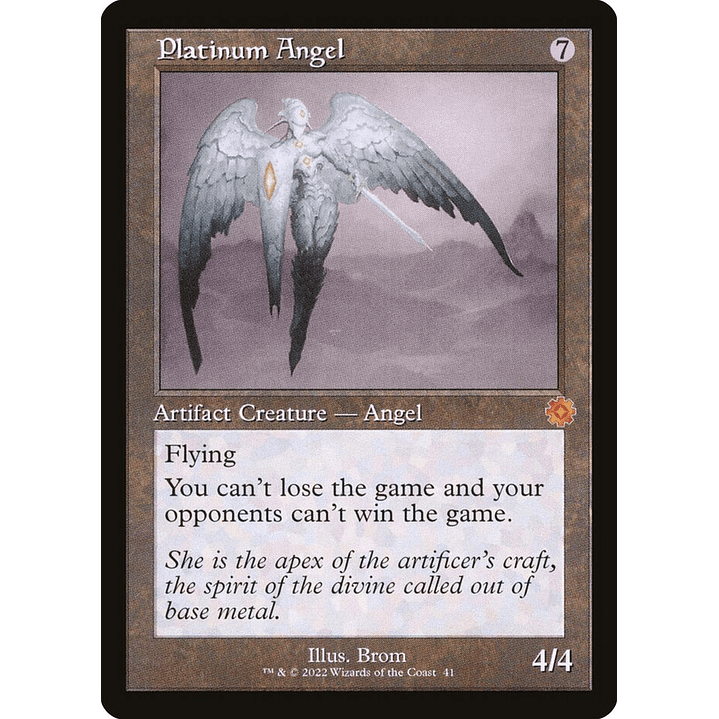Platinum Angel (Retro Frame) | Inglés | NM | BRR 1