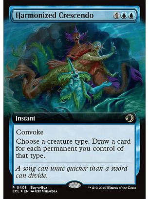 Harmonized Crescendo (Extended Art foil) | Inglés | NM | ECL